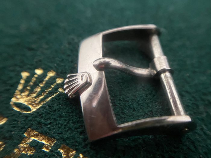 ROLEX 原廠 16mm WG 白K金扣 1601,1803,16519,18039,18239,16019用停產老扣