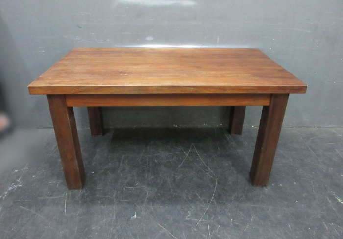 新竹二手家具◎百豐悅2手家具-二手 餐桌椅 153公分實木餐桌 4人餐桌 用餐桌 台中二手傢俱 西湖中古傢俱