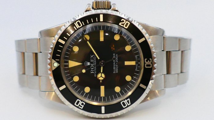 【美好時光】罕見1983年份盒單全最末代膏藥面 Maxi Dial勞力士ROLEX 5513( 14060 14060M參考)