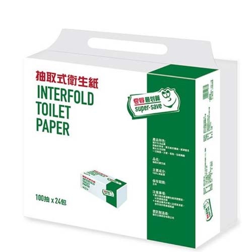 愛買嚴選抽取式衛生紙100抽96包(箱)【愛買】