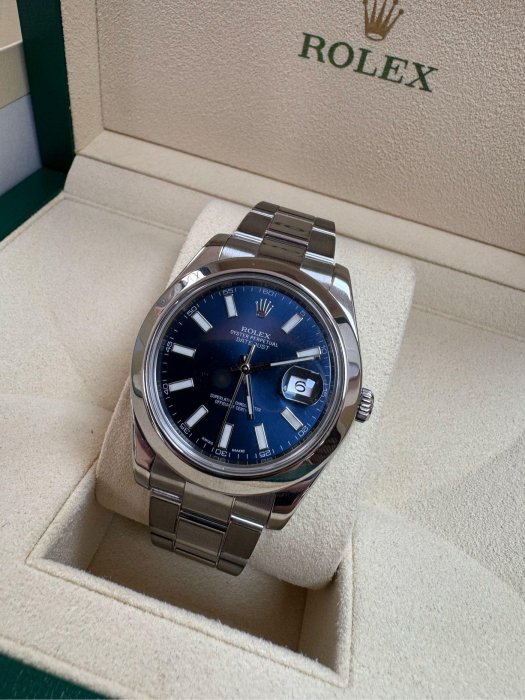 Rolex 116300 藍面 2013