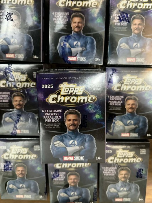 【現貨】2025 Topps Marvel Studios Chrome Blaster box Topps Chrome Marvel  漫威