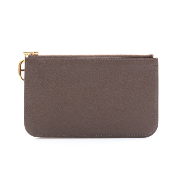 HERMES 愛馬仕 Zipengo Chaine d Ancre 卡夾 名片夾 樹皮色 Evercolor牛皮 【二手名牌BRAND OFF】