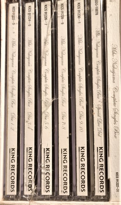 中山美穂Complete SINGLES BOX ~ 日版全新未拆( 10CD+DVD