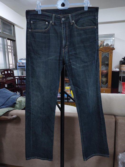 (二手)LEVIS 505深藍色牛仔褲..(W34)（B529）