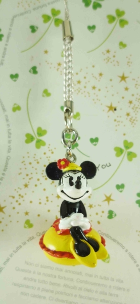 【震撼精品百貨】Micky Mouse 米奇/米妮 ~吊飾-米妮坐姿圖案