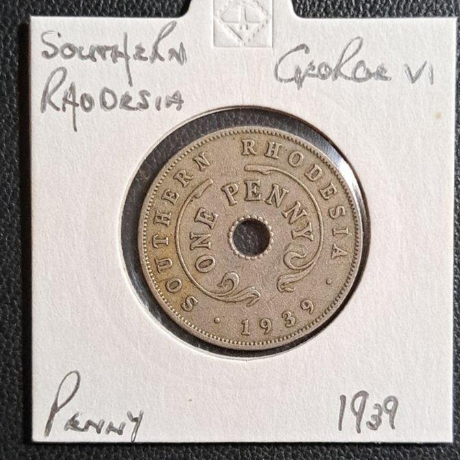 1939年南羅德西亞ONE PENNY 硬幣| Yahoo拍賣