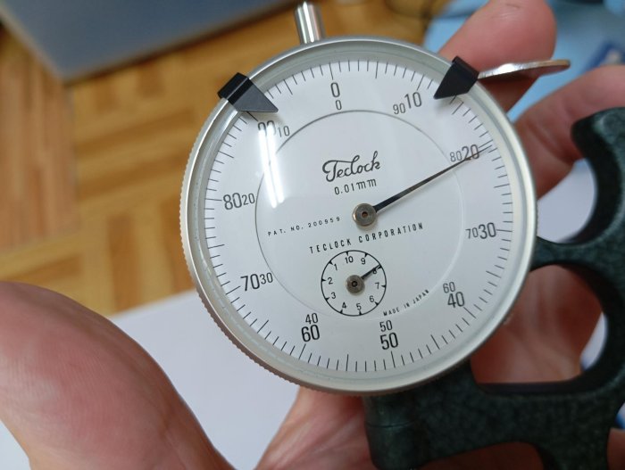 1.全新 -日本製 TECLOCK SM-112 手持式 厚薄規 一件 Japan | Yahoo拍賣