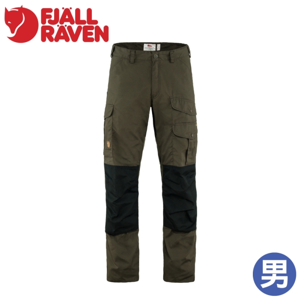 【Fjallraven 小狐狸 男 Barents Pro 長褲《深橄欖/黑》】F87179/登山/健行/出國/休閒