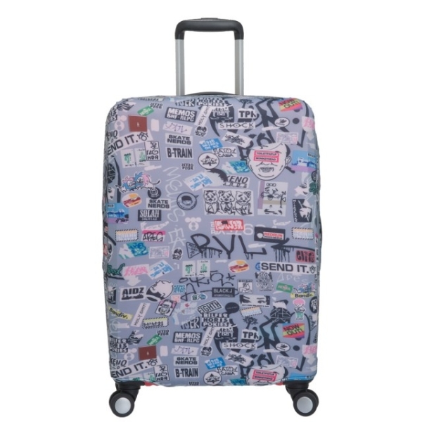 OUTDOOR-行李箱保護套-L-26~28吋(塗鴉) ODS18B01LGY