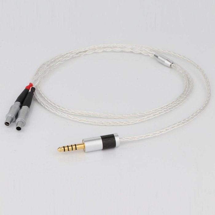 現貨4.4mm 5N線HD580 HD600 HD650 HD25 HD700 HD800升級線接換