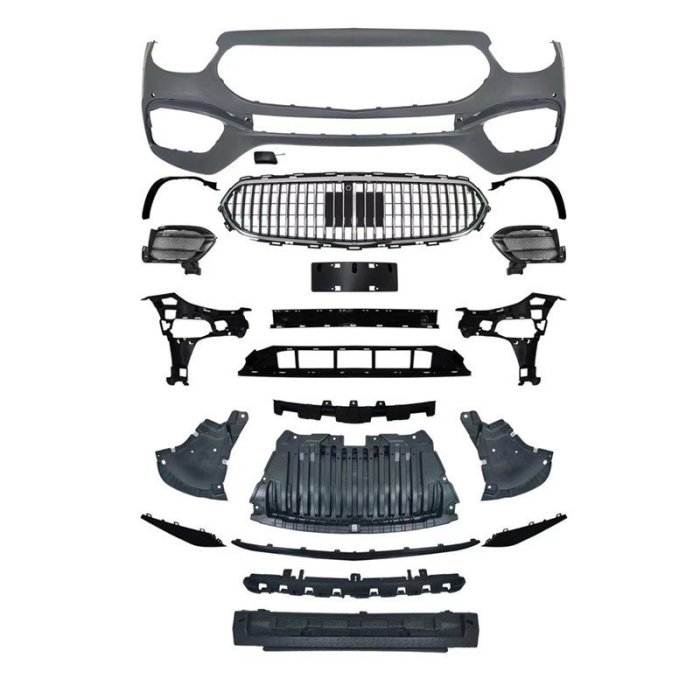 E63款包圍保險杠適用于賓士E級W213行政版立標E300改裝AMG款2022