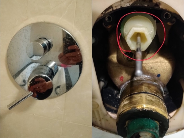 【麗室衛浴】德國 HANSGROHE 95014 埋壁淋浴龍頭切換專用零件閥芯 product image 6