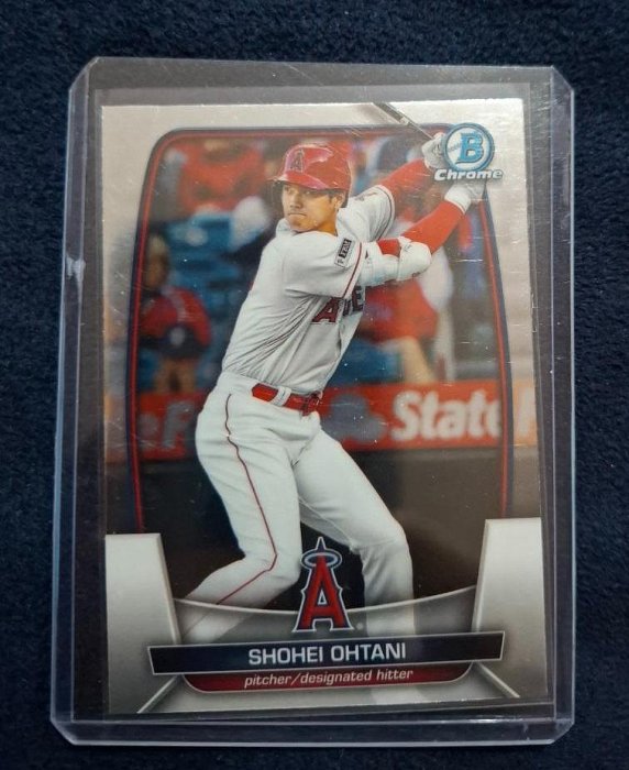 ミントモール 【世界75枚】2023 Bowman Chrome 大谷翔平 ブルーリフ 
