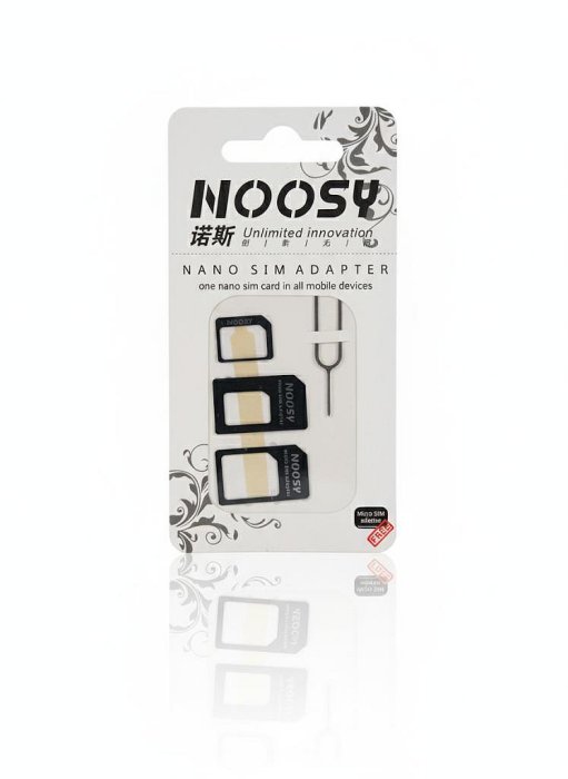 NOOSY Nano SIM 轉接卡套組（含退卡針）