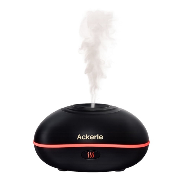【Ackerle Black 阿克黑】焰黑水氧機 香氛噴霧器 加濕器 多彩火焰香薰水氧機(單組裝) 保固一年