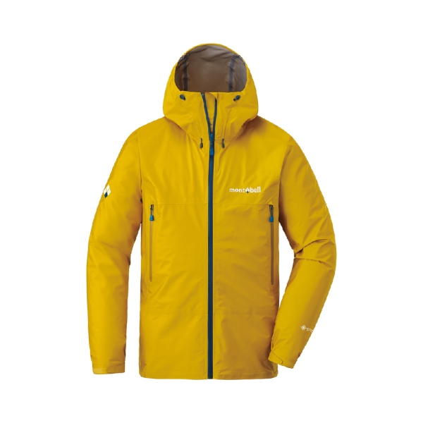 Mont-Bell 日本男STORM CRUISER GTX 雨衣《芥末黃》】1128615/防水透氣