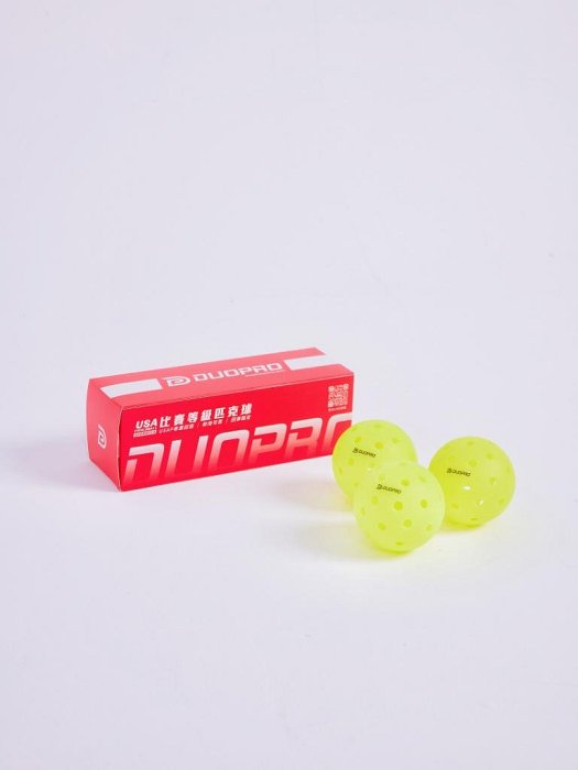 【曼森體育】DUOPRO 40孔 比賽用球 匹克球 一體成型  USAP專業認證 超耐用 Pickleball