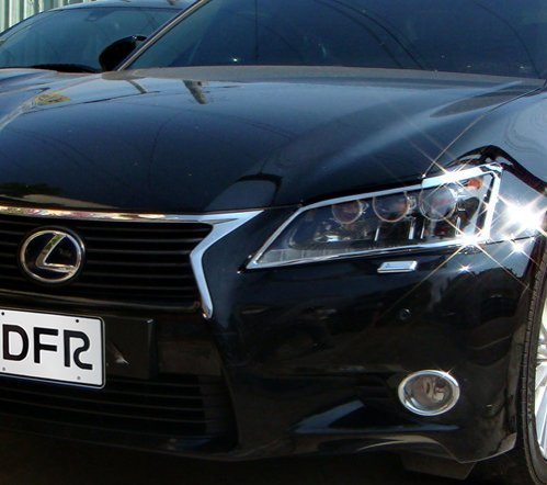 金螃蟹LEXUS 凌志 GS250 GS350 F Sport 11-15年 鍍鉻大燈框 台灣製造 外銷日本 改裝 精品