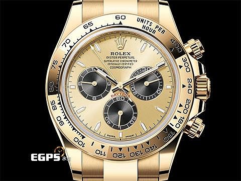 【永久流當品】ROLEX 勞力士 Cosmograph Daytona 宇宙計時型 迪通拿 126508 18K黃金材質 金色熊貓 余文樂面盤 RCE5938