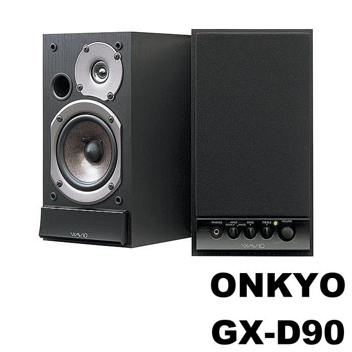 ONKYO GX-D90 WAVIO アンプ内蔵スピーカー オンキョー GX-D90(B) - GX