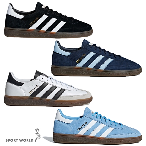 Adidas 休閒鞋 男鞋 女鞋 麂皮 Handball Spezial 黑/深藍/白/藍【運動世界】DB3021/BD7633/IE3403/BD7632