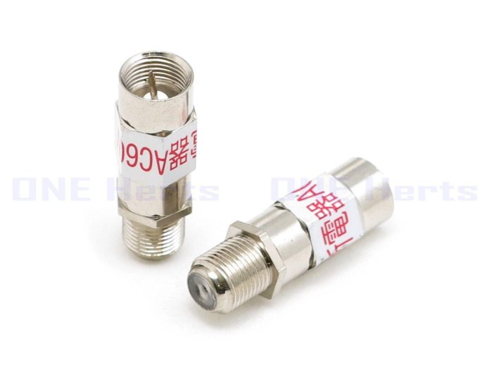 萬赫 AC60V斷電器 有線電視 電視機 攝影機CCTV CATV 漏電保護器 HIHD RF接頭 4K1080P