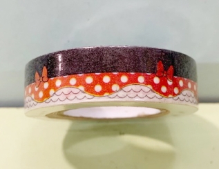 【震撼精品百貨】Micky Mouse 米奇/米妮 ~膠帶-米妮黑32342