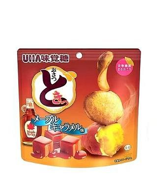 ＊日式雜貨館＊日本限定 UHA味覺糖地瓜片 烤巧克力風味 巧克力地瓜薯片 楓糖焦糖薯片 奶茶風味薯片 期間限定 可可地瓜薯片 60G 期間限定 數量有限