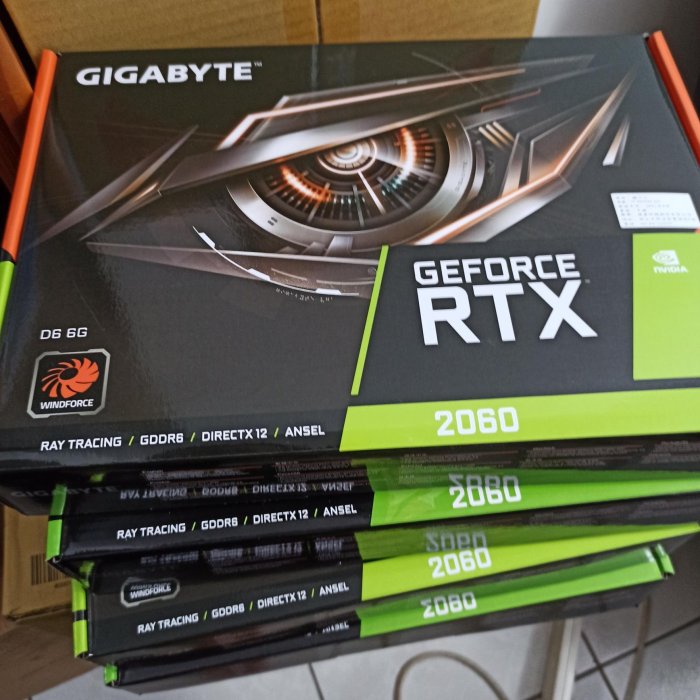 左營自取技嘉RTX2060 D6 6G無鎖顯示卡/21年9月出廠全新買整台主機而來/未鎖未挖過礦/自取前請先聯繫/型號GV-N2060D6-6GD