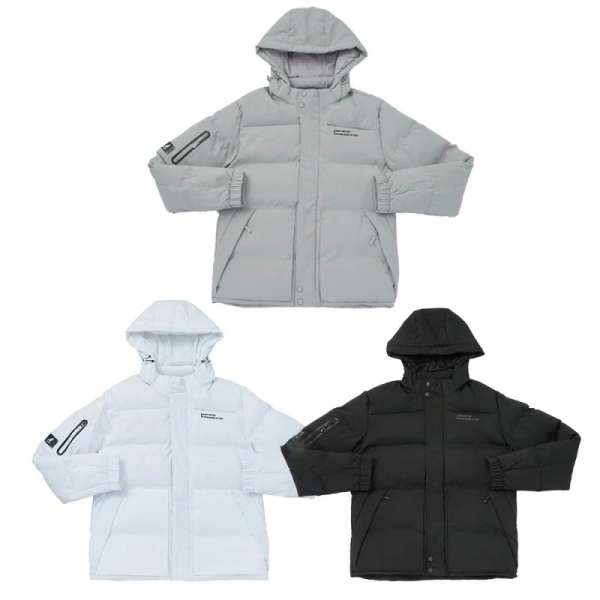 KANGOL 外套 白 灰 黑 連帽 鋪棉 保暖外套 中性 64551441-