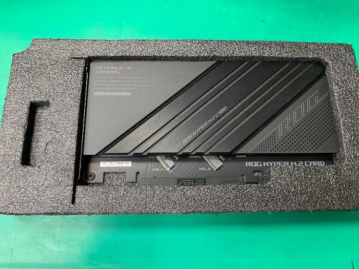~協明~ ASUS 華碩 ROG HYPER M.2 擴充卡 雙槽 M.2×2 全新拆機品