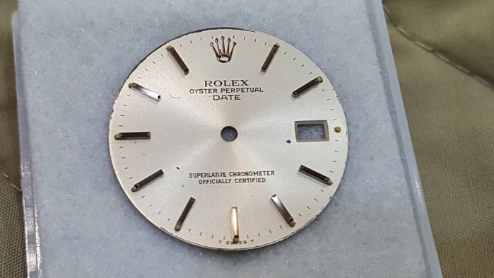ROLEX 勞力士 1500 1501 原裝面盤 無翻寫 有氧化或些許破皮 70年代老件 NG品 實物拍照