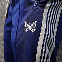 美品Needles 24SS Narrow Track Pant Needles 24SS Narrow Track Pant - OT229 藍日系運動蝴蝶修身