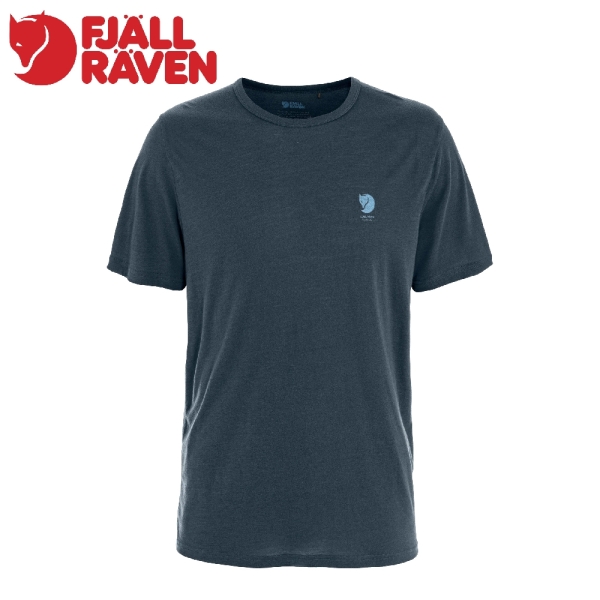 【Fjallraven 小狐狸 男 High Coast SS排汗衣《海軍藍》】F12600318/機能衣/排汗衫/運動衫
