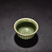 南宋龍泉窯梅子青釉線條杯高6.3厘米寬10.2厘米【藏寶古玩】 | Yahoo拍賣