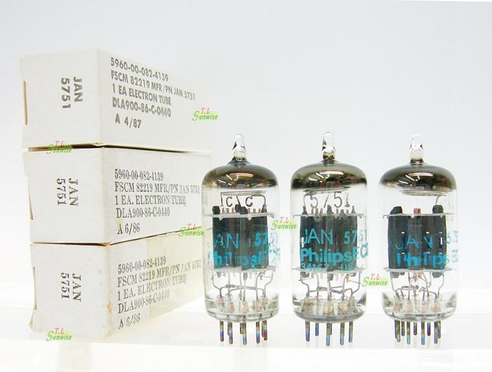 JAN 5751 真空管 10個セットデッドストック JAN 5751 真空管 10個