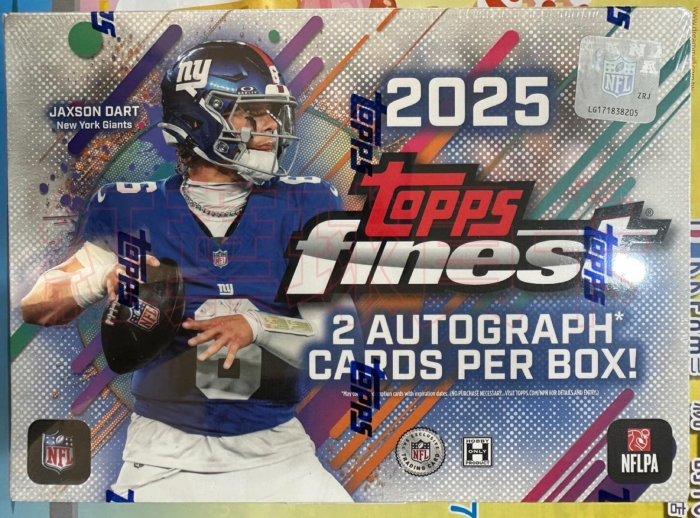 【紅葉球員卡】2025 NFL Topps Finest Hobby 盒卡