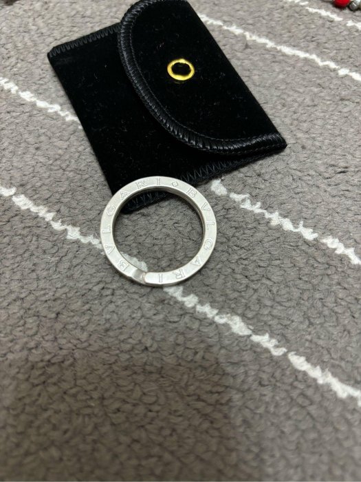 BVLGARI LOGO 925銀 鑰匙圈 項鍊 吊飾 飾品 掛飾 包包掛飾....免運費
