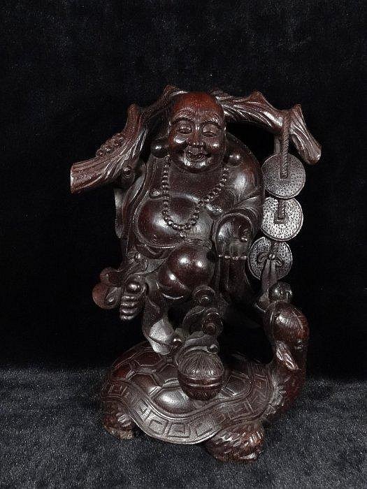 古玩軒~檀木.紫檀木.紫檀木雕.財神長壽如意龜.(招財.長壽.如意)GHI205 | Yahoo拍賣