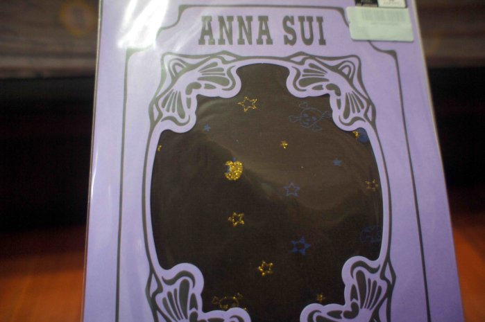 ANNA SUI 褲襪 (日本製) 咖啡色 ~全新