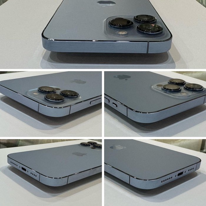 IPHONE 13 PRO MAX 256G 天峰藍 二手機 中古機 附發票 手機出租 高雄【米米科技】C0783