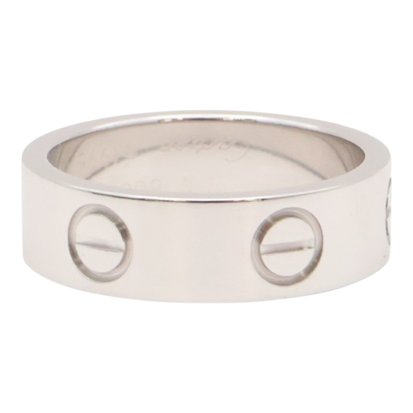 Cartier 卡地亞 Love 戒指 18K白金 50 B4022650 二手精品 【二手名牌BRAND OFF】