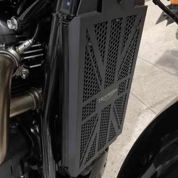 適用凱旋Bobber T100 T120 改裝水箱網 水箱保護網 散熱器保護罩