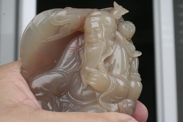 天然寿山石 精細彫刻 山水人物 置物 擺件 古賞物 高9.7cm 長14cm 幅3.3cm 重515.4g 清宫绝美的寿山石人物雕刻赏析_搜狐网