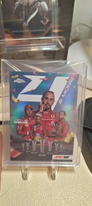 2025 F1 Topps Chrome Lewis Hamilton Rare Error Card 00/00 4 And More 4N-2 Ferrar