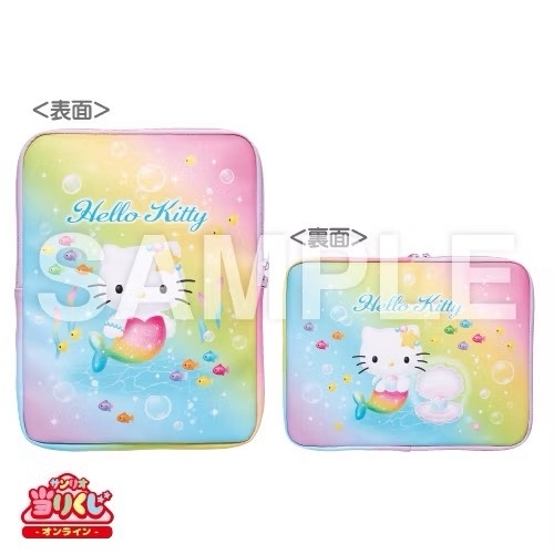 【震撼精品百貨】凱蒂貓 Hello Kitty~日本SANRIO三麗鷗 KITTY美人魚一番賞 多功能收納包*18212