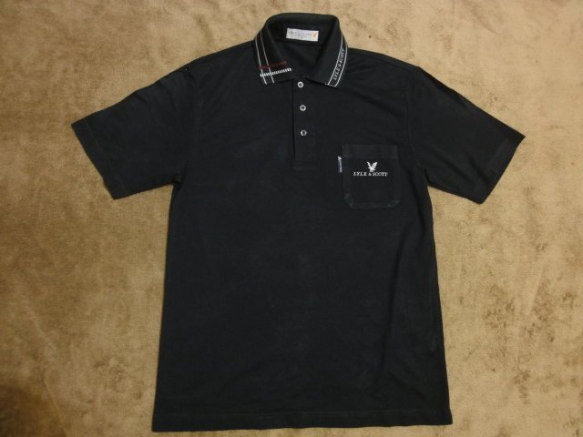 (抓抓二手服飾) LYLE SCOTT POLO衫 日製 黑色 M (D04)