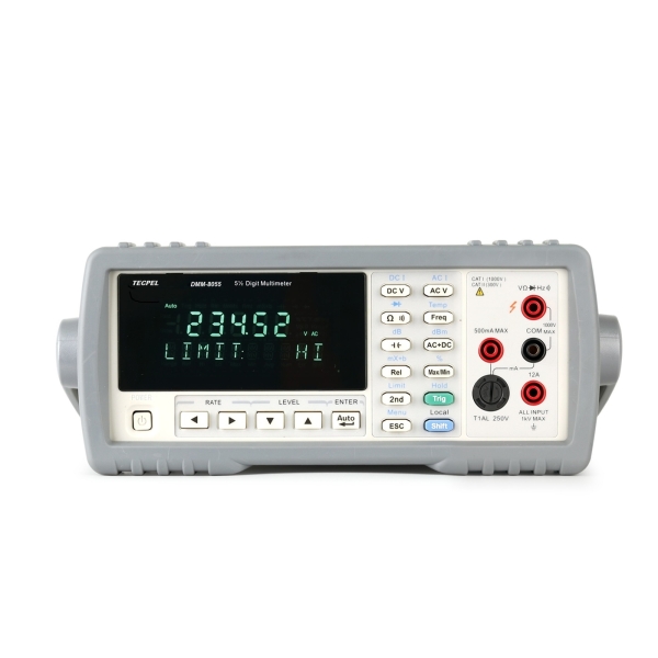 TECPEL DMM-8055 高效能 5 1/2 桌上型數位電錶 五位半 萬用電表 三用電表 12，0000位數顯示