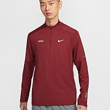 南🔥2025 1月NIKE 長袖上衣新年蛇年拉鍊開襟跑步吸濕排汗反光男款酒紅